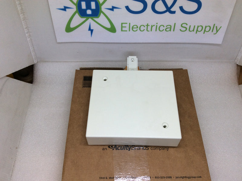 Juno Trac-Master TUCLF11WH 2 Circuit Current Limiting End Feed 5 1/8" x 4 9/16" x 1 1/4" (New In Box)