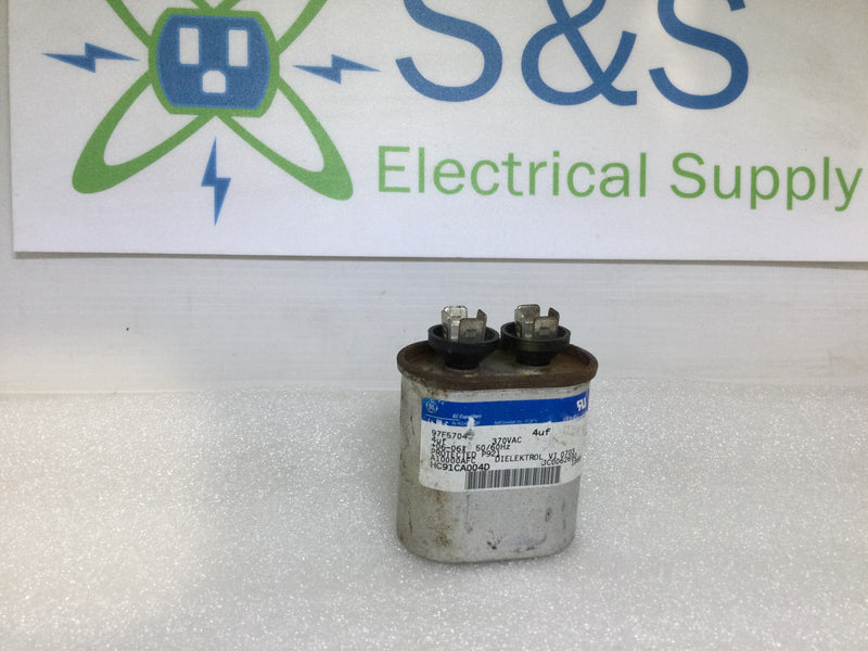 GE Capacitor (oval) 97F5704 4uf +/-6% 50/60Hz P921 HC91CA004D