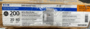 Eaton BRP20N200 20 Space 200A 120/240VAC Type BR/PON Plug On Neutral Load Center (New Open Box)