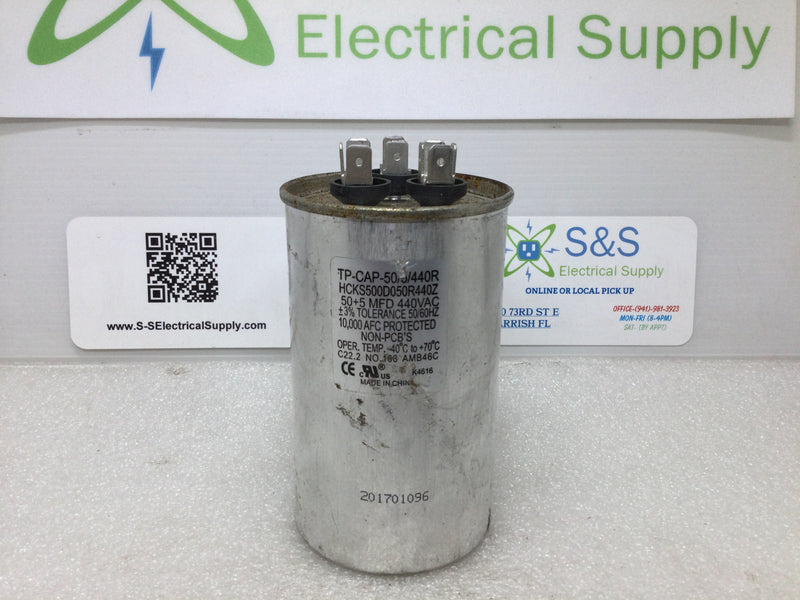 Tp-Cap-50/5/440r Hcks500d050r440z 50 + 5 Mfd + 3% 50/60hz