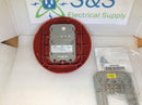 System Sensor PC2RL Type L 2 Wire Ceiling Mount Horn Strobe Red Marked FIRE Indoor (New)