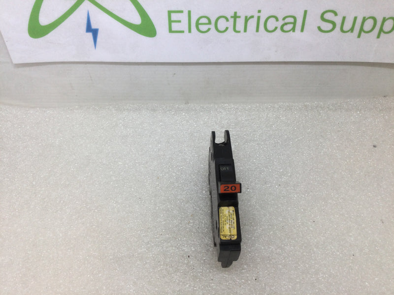 FPE Federal Pacific NC120 20 Amp 1 Pole Stab-Lok Type ''NC'' or (Thin) Circuit Breakers