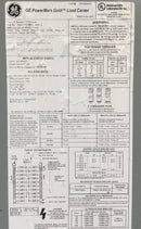 General Electric TM2020RCUBK1 20 Space 200A Max 120/240VAC Nema3R Cover Only 32 3/4" x 12 3/4"