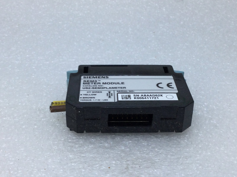 Siemens Sem3 Meter Module US2:Sem3Plameter