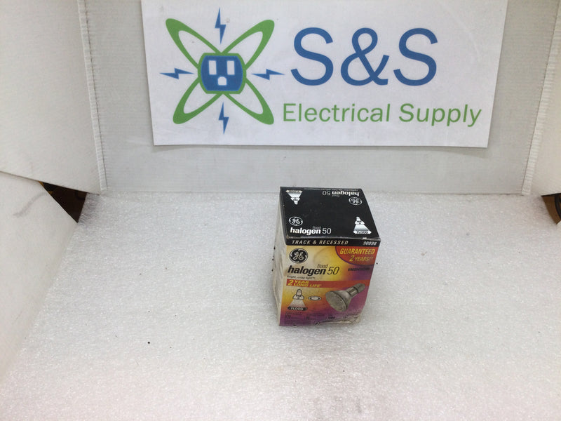 GE 90098 50W 120V PAR20 Indoor Flood Lamp 570 Lumens 3000 Hour Life A19 Base