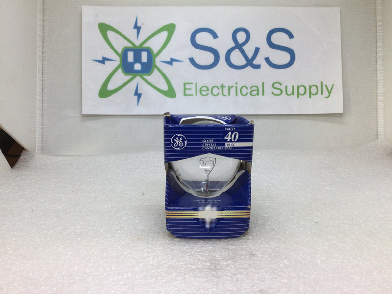 GE/General Electric 40GC 40W G16 Base 120VAC 320 Lumen Output (Open Box Items)