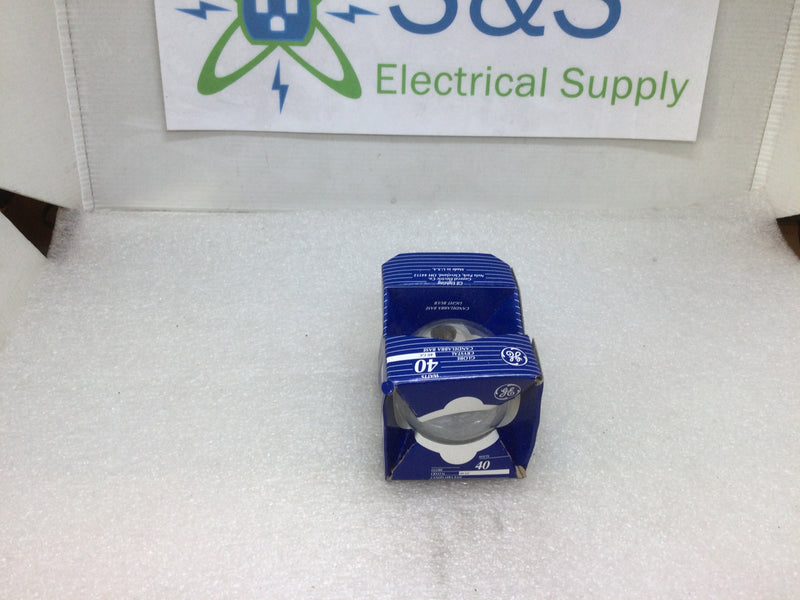 GE/General Electric 40GC 40W G16 Base 120VAC 320 Lumen Output (Open Box Items)