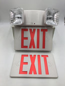 REXEL CX3RW Combination LED Exit sign120/277V