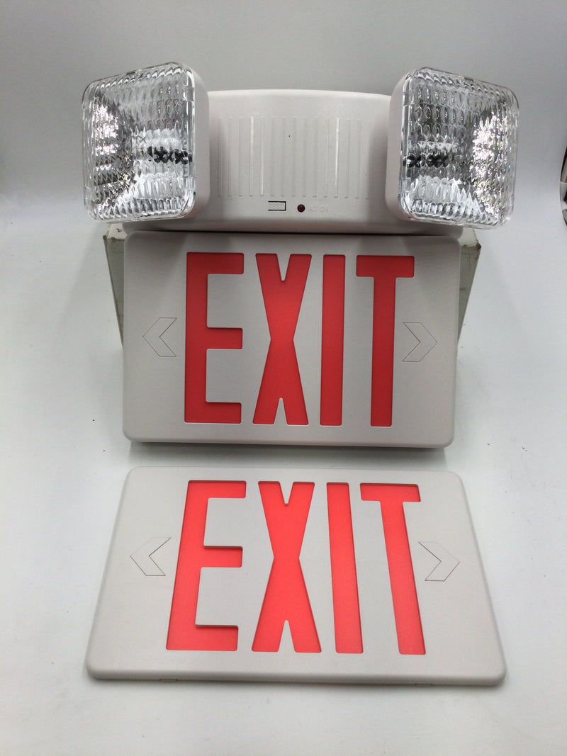 REXEL CX3RW Combination LED Exit sign120/277V