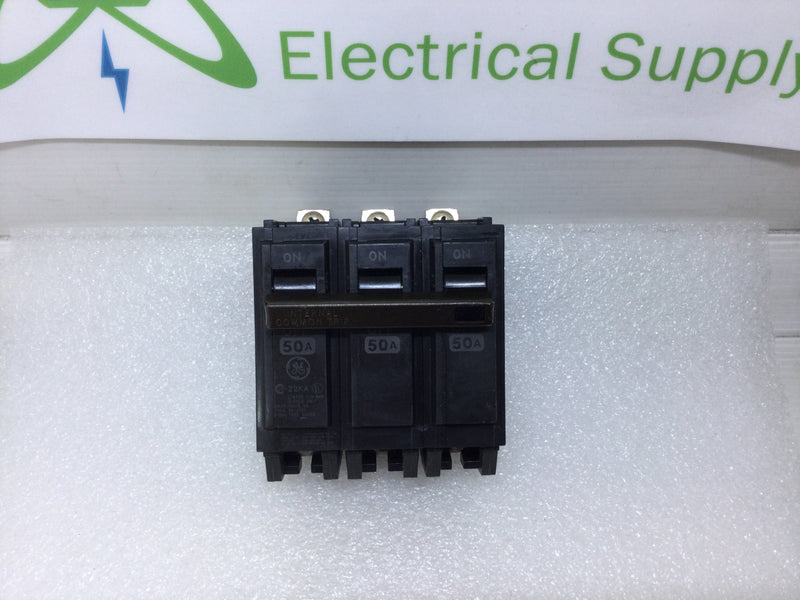 GE/General Electric THHQB32050 50 Amp 3 Pole 240v 22ka Bolt on THHQB Circuit Breaker