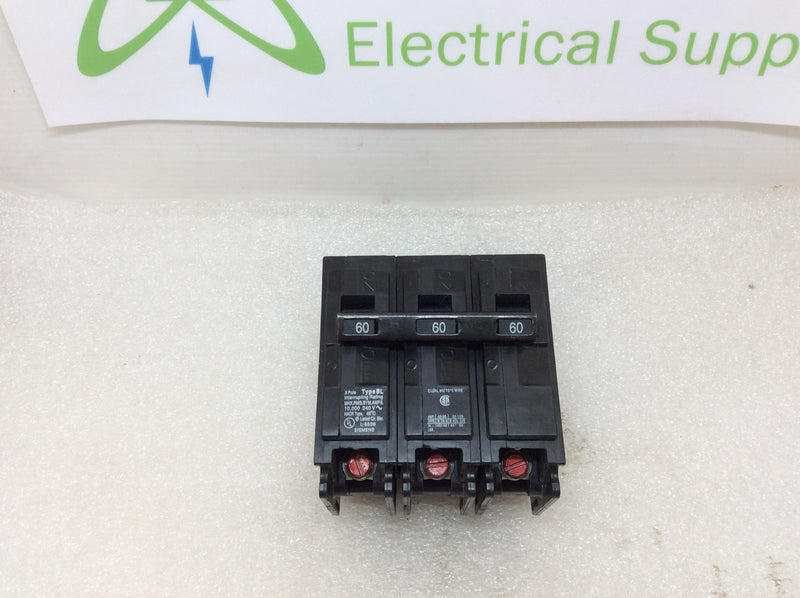 NEW SIEMENS I-T-E 60 Amp 3 Pole Bolt-On Circuit Breaker 240 Vac B360H NEW SIEMENS I-T-E 60 Amp 3 Pole Bolt-On Circuit Breaker 240 Vac B360H
