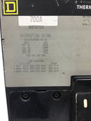 Square D MHP36700 700 Amp Circuit Breaker 600v Type MAL S2