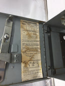 ITE/Siemens V7E3233 100 Amp 240v 3 Pole 3 Phase Vacu-Break Panel Mount Switch