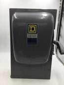 Square D H323-N Safety Switch 100Amp 240V Series A1 3-Phase