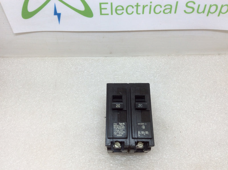 Siemens B220 20 Amp 2 Pole 120/240V Bolt On Circuit Breaker