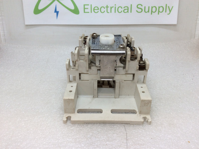 ASCO 91762031C S/N 242276RE 20 Amp 250V 3 Pole 125VDC 2 Pole Coil 110-120v 50-60HZ