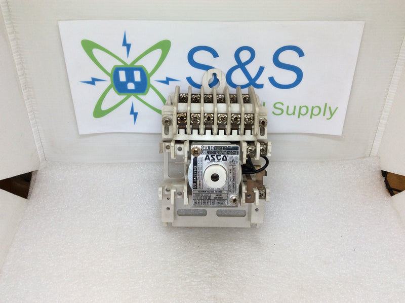 ASCO 91762031C S/N 242276RE 20 Amp 250V 3 Pole 125VDC 2 Pole Coil 110-120v 50-60HZ