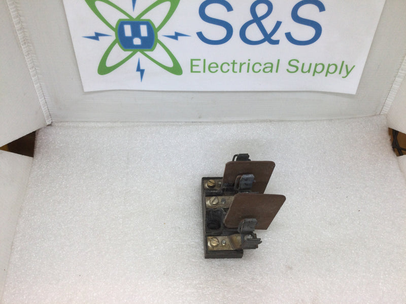 GE/General Electric 6D1C293P1 Line Side Fuse Retaining Block 3 Pole 600VAC