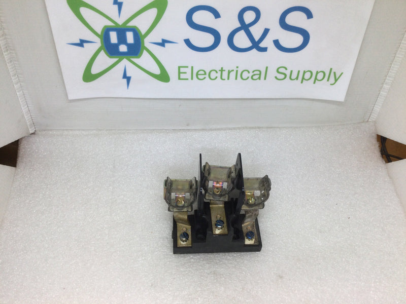 GE/General Electric 6D1C293P1 Line Side Fuse Retaining Block 3 Pole 600VAC