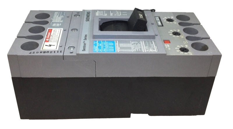 Siemens FD63F250 250 Amp 3 Pole 600V FD6-A Circuit Breaker W/FD63T150 Trip Set