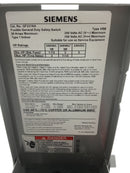 Siemens GF221NA General Duty 30 Amp 2-Pole 3-Wire 240-Volt Fusible Indoor Safety Switch