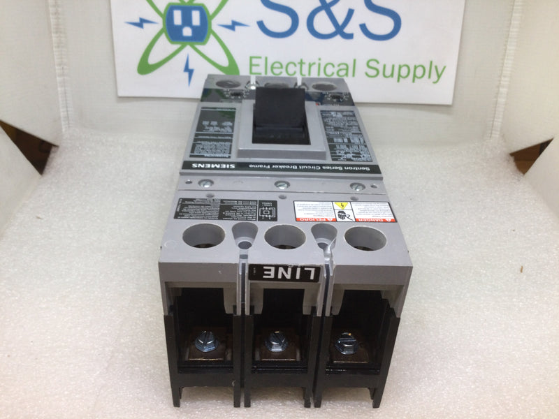 Siemens HFD63F250 3 Pole 250A 600VAC Type HFD6 Circuit Breaker