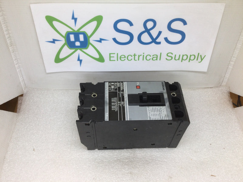 Siemens HHED36B060 3 Pole 60A 600VAC Type HHED6 Sentron Series Circuit Breaker