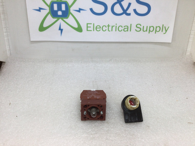 Siemens Illuminated Push Button Selector Switch 6A @ 230V (Please See Pics)