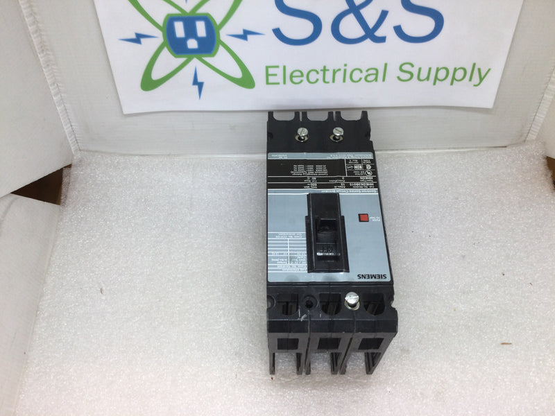 Siemens HHED63B015 3 Pole 15A 600VAC Type HHED6 Sentron Series Circuit Breaker