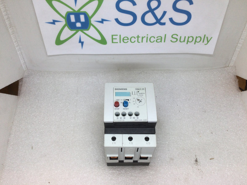 Siemens 3RB1046-1EB0 Sirius 3R Solid State Overload Relay 3 Pole 25-100A Class 10 Size S3