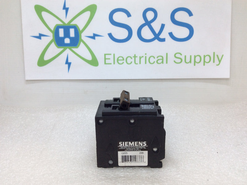 Siemens ITE Q225 25 Amp 2 Pole Breaker Type QP Circuit Breaker