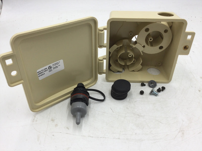 Verizon MultiLink 5X5X2-INIV Exterior Slack Storage Box Ivory