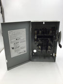Eaton/Cutler Hammer DG222NGB 60A 2 Pole 240V Fusible Safety Switch 14 1/4" x 9"