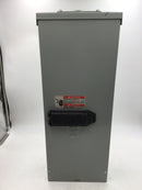Eaton ECB225R 225 Amp 240V Nema3R Main Breaker Enclosure 9" x 23 1/2" x 4 1/2"