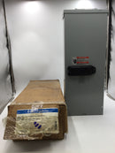 Eaton ECB225R 225 Amp 240V Nema3R Main Breaker Enclosure 9" x 23 1/2" x 4 1/2"