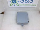 Cantex 513375 4" x 4" x 2" PVC Junction Box All-Weather Rated