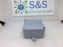 Cantex 513375 4" x 4" x 2" PVC Junction Box All-Weather Rated