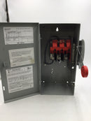 Cutler-Hammer DH262UGK Non-Fusible Safety Switch 60 Amp 600v 2 Pole
