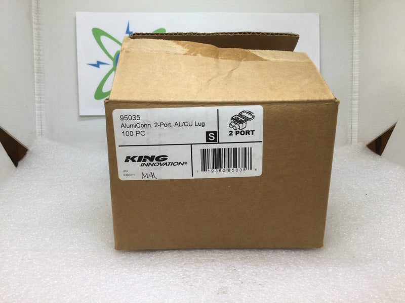 King Innovation/AlumiConn 95035 2-Port AL/CU Lug (New Open Box)