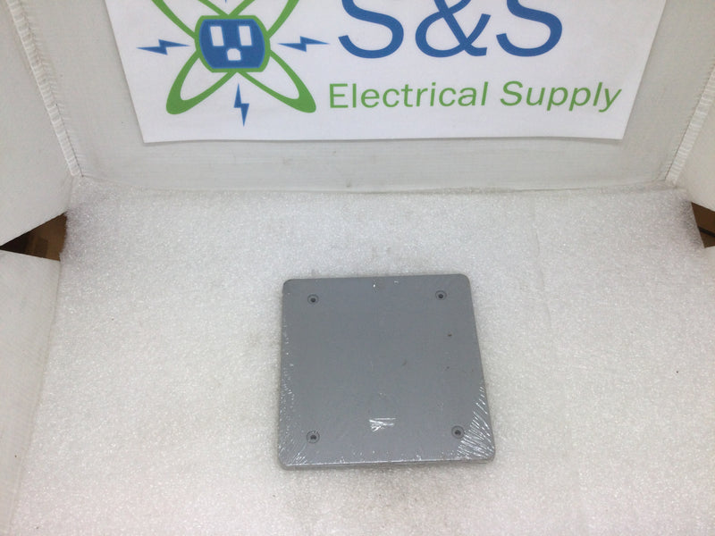 Hubbell Products/Bell PBC200GY Plastic 2-Gang Blank Cover Wet Location Rating (New)