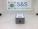 Eaton/Crouse-Hinds TP7010 One Gang Weatherproof Outlet Box 3 Hole 1/2" Threaded (New)