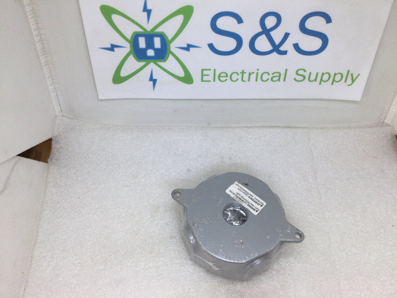 Bell 5372-0 5 Hole Round Splice Box 3/4" Threaded Outlets 4" Round Gray (New)