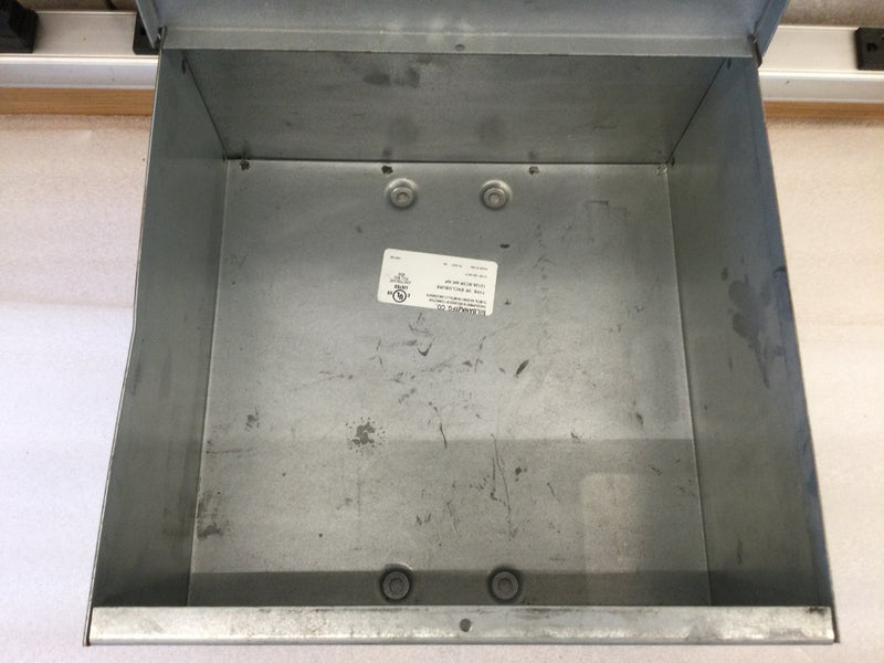 Milbank 12126-SC3R-NK-NP Nema3R Junction Box With Cover 12" x 12" x 6" Galvanized Enclosure