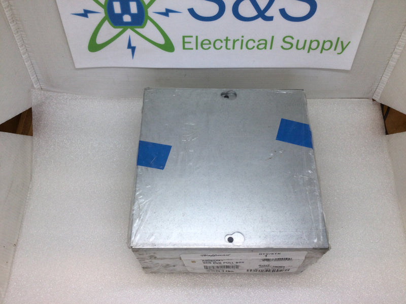 Hoffman ASG6X6X4 Screw Cover Pull Box 6" x 6" x 4" Nema1 Junction Box With 1" and 3/4" KO's (New)