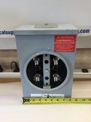 Cooper B-Line 011 Single Phase 125A 600VAC 4 Jaw Ring Type Meter Socket Enclosure