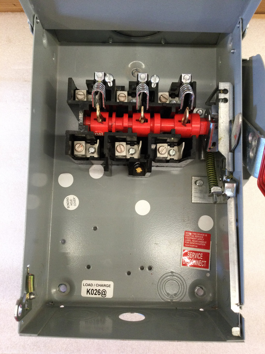 General Switch R3610b GE/General Electric THN3361R: Model 10, 30A, 600VAC, 3Ph, Safety Switc