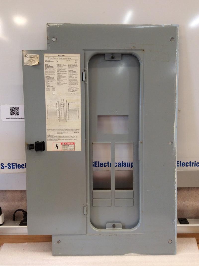 Siemens M1632MB1200F 200 Amp 120/240v Series B Type 1 1 Phase 3 Wire Load Center Cover