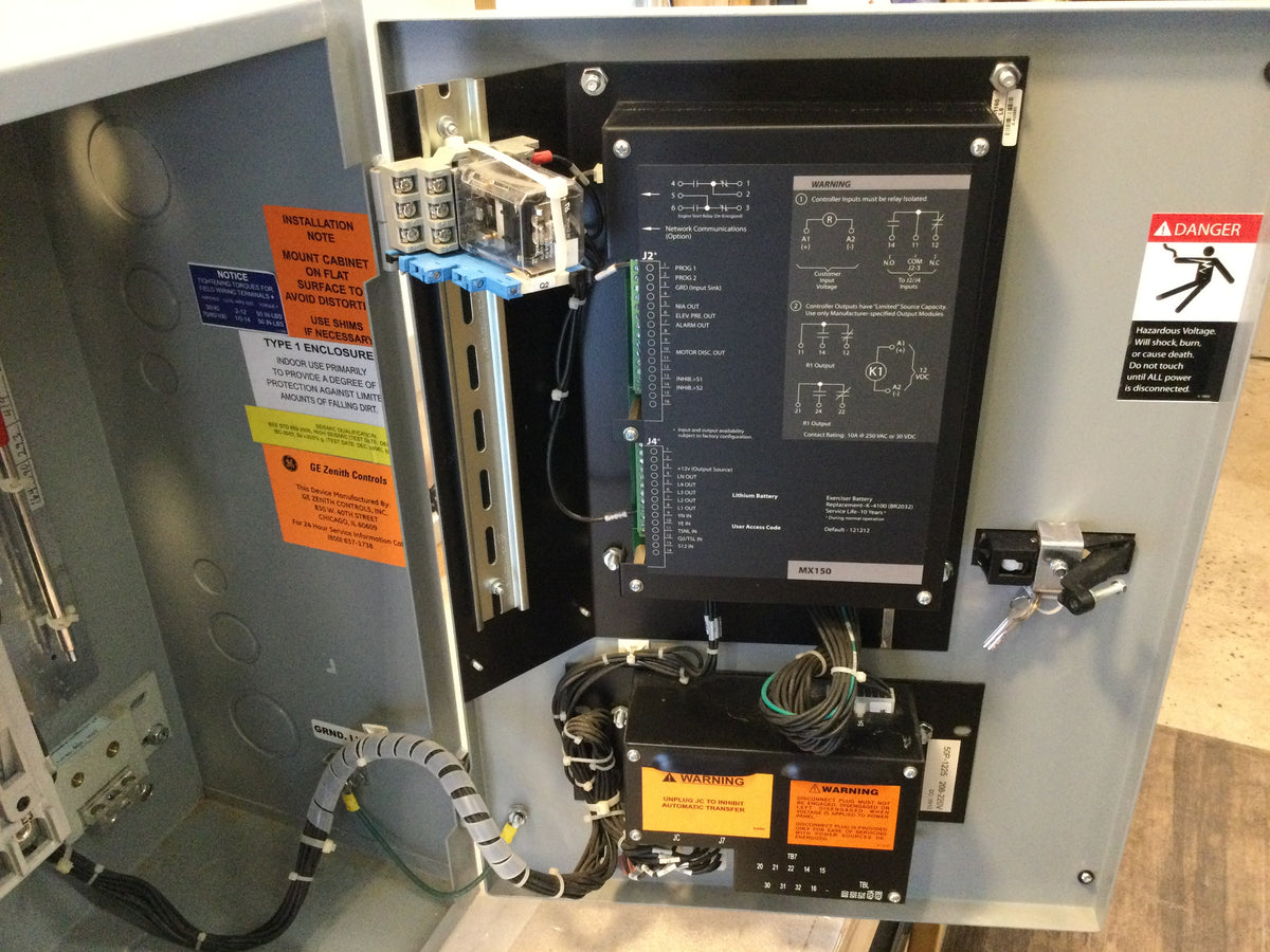 Ge Zenith ZTG Automatic Transfer Switch 40 Amp 3 Phase Mx150