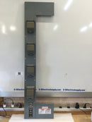 Square D EZMR114-125 125 Amp 120/240v 1 Phase 3 Wire 4 Position EZ Meter Pak Meter Socket Panel Cover/Door 47 2/16" x 12"