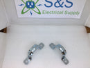 Lot of 2 - Halex 26161 2" 2 Hole EMT Straps